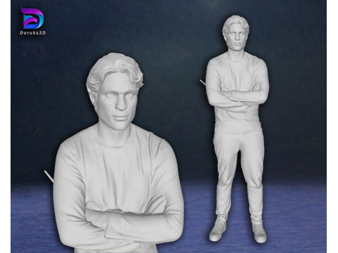 Cedric Diggory Harry potter Robert Pattinson Action Figure 3D Print Model 3D 프린트 모델