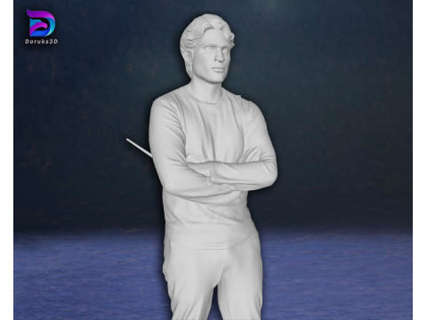 Cedric Diggory Harry potter Robert Pattinson Action Figure 3D Print Model 3D 프린트 모델