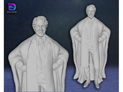 Gilderoy Lockhart Harry potter Action Figures Custom 3D Print Model 3Dプリントモデル