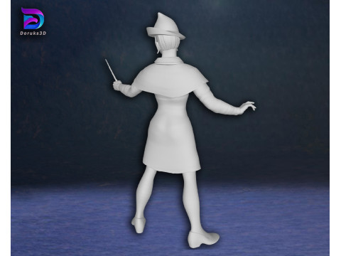 Fleur Delacour Harry potter Action Figures Custom 3D Print Model Modelo de Impressão 3D