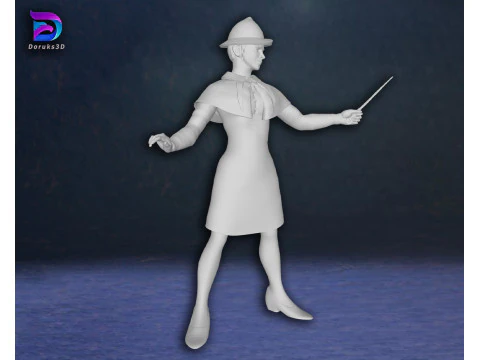 Fleur Delacour Harry Potter Figuras de a&ccedil;&atilde;o modelo de impress&atilde;o 3D personalizado Modelo de Impressão 3D