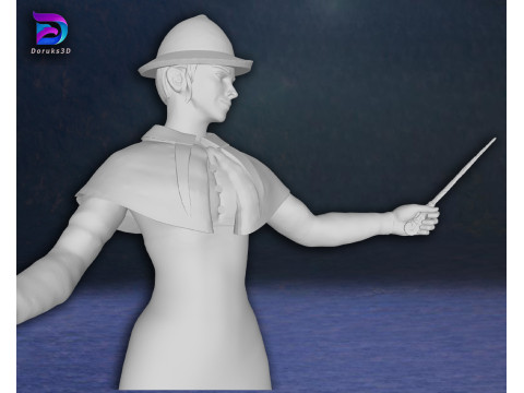 Fleur Delacour Harry potter Action Figures Custom 3D Print Model Modelo de Impressão 3D