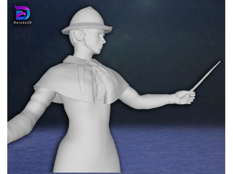 Fleur Delacour Harry Potter Figuras de a&ccedil;&atilde;o modelo de impress&atilde;o 3D personalizado Modelo de Impressão 3D