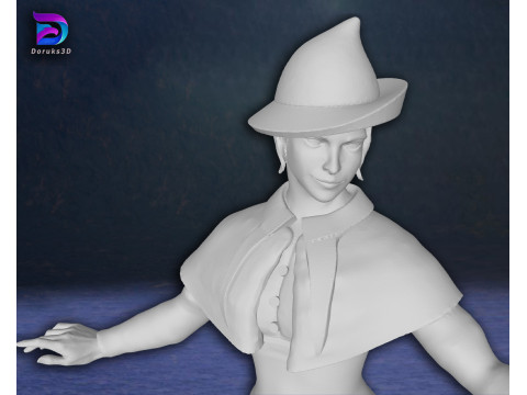 Fleur Delacour Harry potter Action Figures Custom 3D Print Model Modelo de Impressão 3D