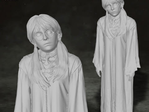 Moaning Myrtle Harry potter Action Figures Custom 3D Print Model 3D Print Model