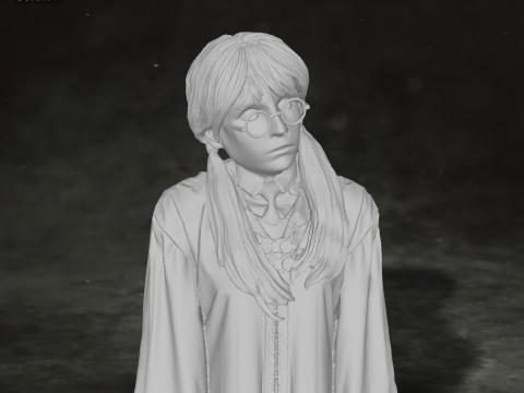 Moaning Myrtle Harry potter Action Figures Custom 3D Print Model 3D 打印模型