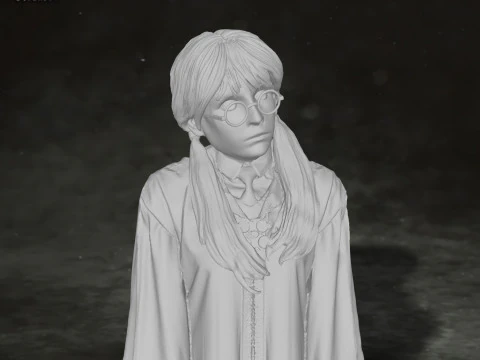 Mızmız Myrtle Harry potter Aksiyon Fig&uuml;rleri &Ouml;zel 3D Baskı Modeli 3D Baskı Modeli