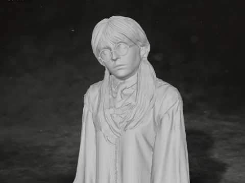 Mızmız Myrtle Harry potter Aksiyon Fig&uuml;rleri &Ouml;zel 3D Baskı Modeli 3D Baskı Modeli