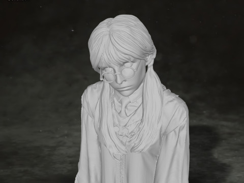 Moaning Myrtle Harry potter Action Figures Custom 3D Print Model 3D 打印模型