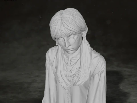 Mızmız Myrtle Harry potter Aksiyon Fig&uuml;rleri &Ouml;zel 3D Baskı Modeli 3D Baskı Modeli