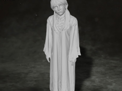 Moaning Myrtle Harry potter Action Figures Custom 3D Print Model 3D 打印模型