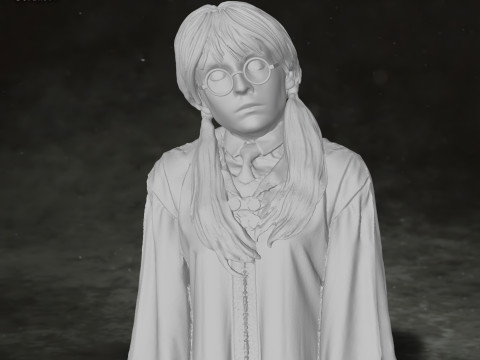 Moaning Myrtle Harry potter Action Figures Custom 3D Print Model 3D 打印模型