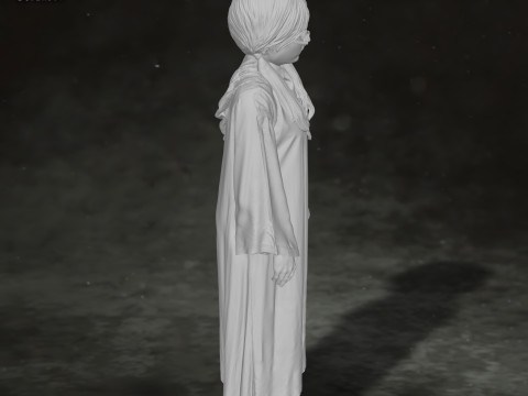 Moaning Myrtle Harry potter Action Figures Custom 3D Print Model 3D 打印模型