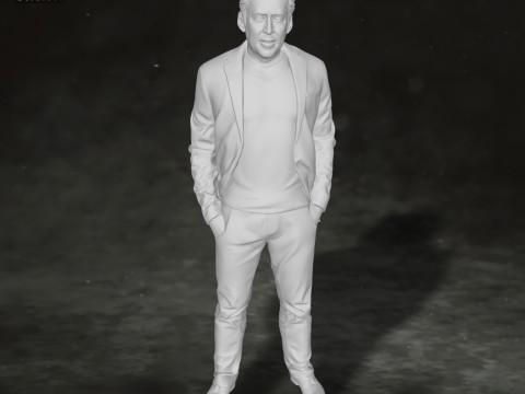 Nicolas Cage Action Figures Custom 3D Print Model 3D 프린트 모델
