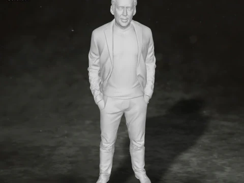 Nicolas Cage Action Figures Custom 3D Print Model 3D Print Model