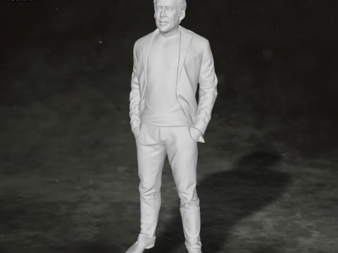 Nicolas Cage Action Figures Custom 3D Print Model 3D 프린트 모델