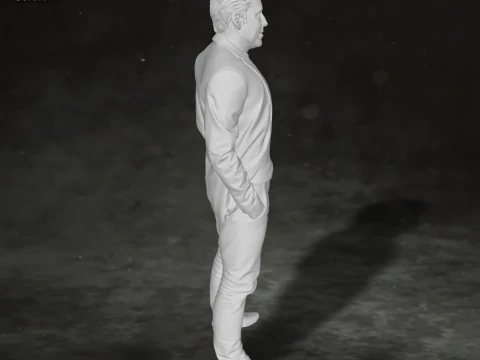 Nicolas Cage Action Figures Custom 3D Print Model 3D Print Model