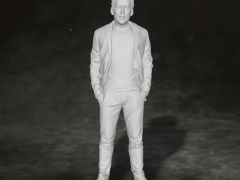 Nicolas Cage Action Figures Custom 3D Print Model 3D 프린트 모델