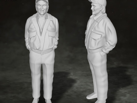A-Team Action Figures Custom 3D Print Model Model do druku 3D