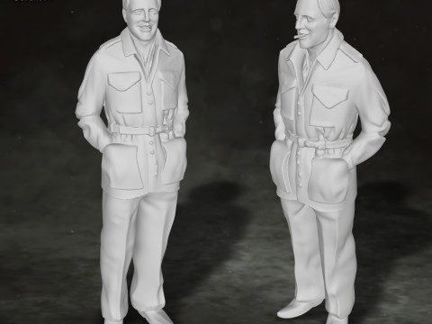 A-Team Action Figures Custom 3D Print Model Model do druku 3D