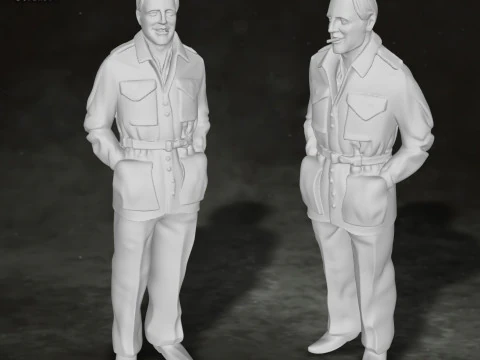 A-Team Action Figures Custom 3D Print Model 3D Print Model