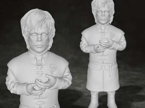 Tyrion Lannister Game of Thrones Peter Dinklage Action Figures Custom 3D Print Model 3D Print Model