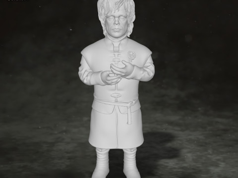 Tyrion Lannister Game of Thrones Peter Dinklage Action Figures Custom 3D Print Model Model Cetak 3D