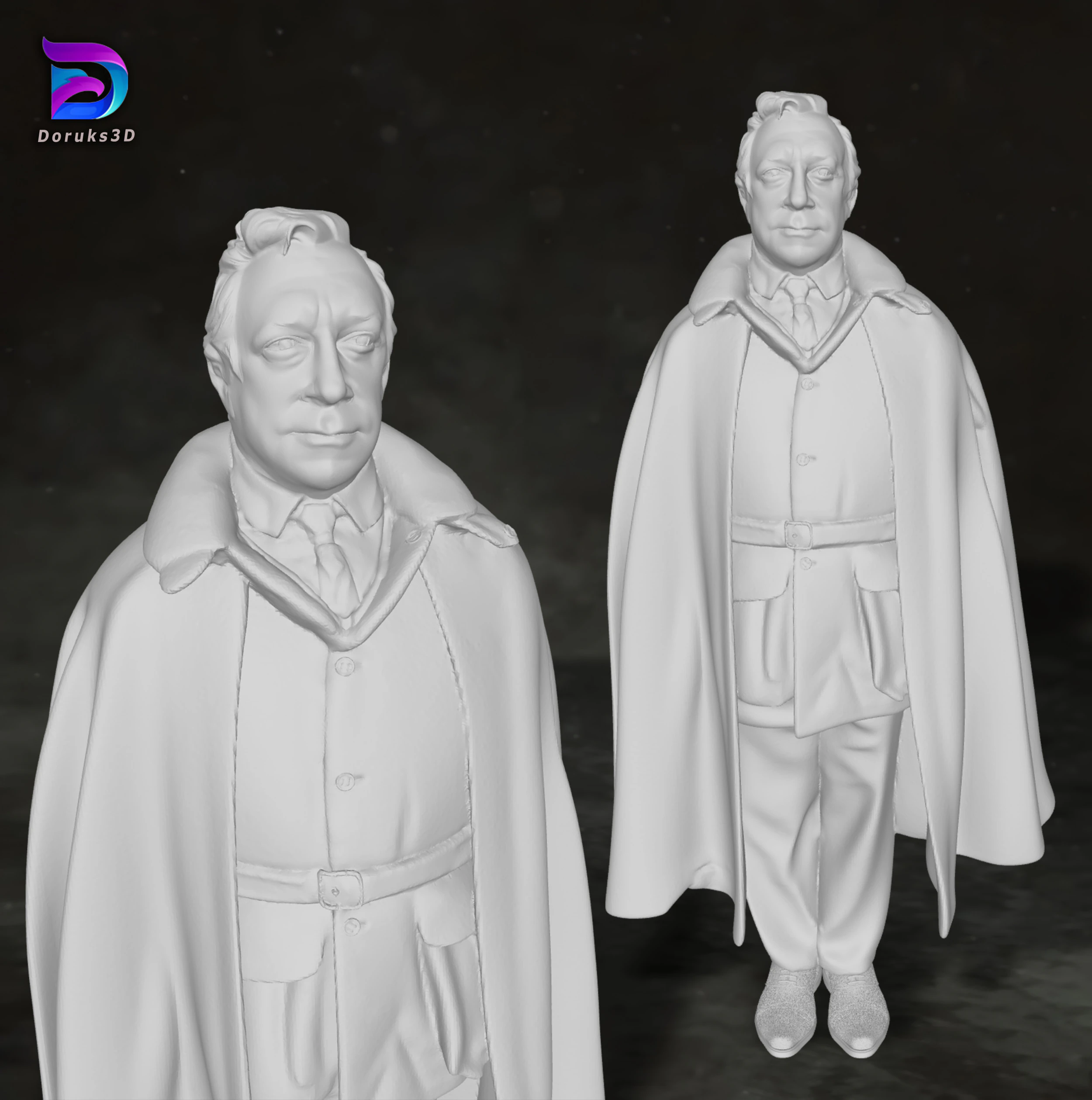 Harry Potter Arthur Weasley Action Figures Custom 3D Print Model 3D Print Model .c4d .max .obj .3ds .fbx .stl .blend