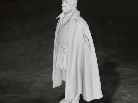 Harry Potter Arthur Weasley Action Figures Custom 3D Print Model 3D Print Model