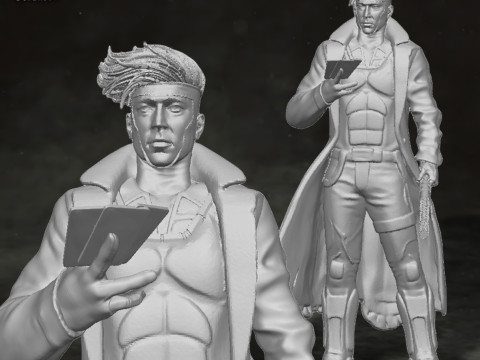 Gambit Channing Tatum Deadpool Action Figures Custom 3D Print Model 3D Print Model