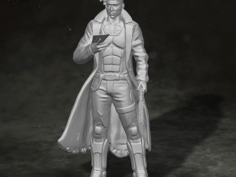 Gambit Channing Tatum Deadpool Action Figures Custom 3D Print Model Modello di stampa 3D