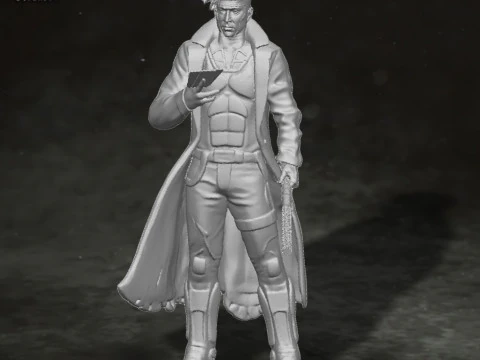 Gambit Channing Tatum Deadpool Action Figures Custom 3D Print Model 3D Print Model