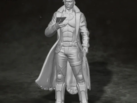 Gambit Channing Tatum Deadpool Action Figures Custom 3D Print Model 3D Print Model