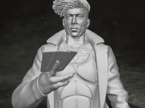 Gambit Channing Tatum Deadpool Action Figures Custom 3D Print Model Modello di stampa 3D
