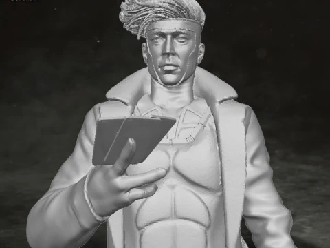 Gambit Channing Tatum Deadpool Action Figures Custom 3D Print Model 3D Print Model