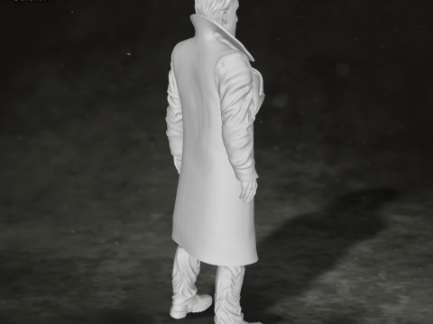 Blade Runner 2049 Ryan Gosling Action Figures Custom 3D Print Model Model Cetak 3D