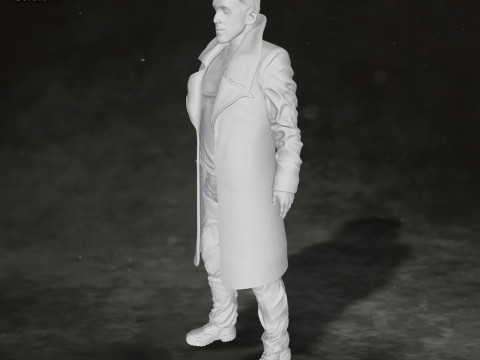 Blade Runner 2049 Ryan Gosling Action Figures Custom 3D Print Model Model Cetak 3D
