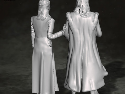 Harry Potter Narcissa Malfoy Action Figures Custom 3D Print Model 3D 打印模型