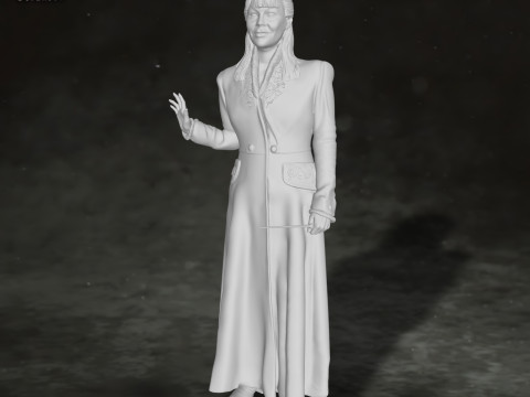Harry Potter Narcissa Malfoy Action Figures Custom 3D Print Model 3D 打印模型