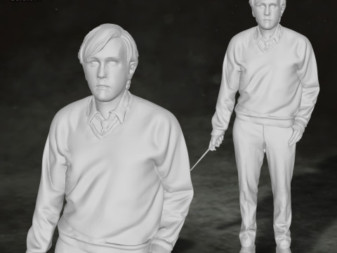 Harry Potter Neville Longbottom Action Figures Custom 3D Print Model 3Dプリントモデル