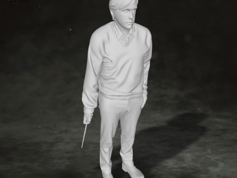 Harry Potter Neville Longbottom Action Figures Custom 3D Print Model 3D 打印模型