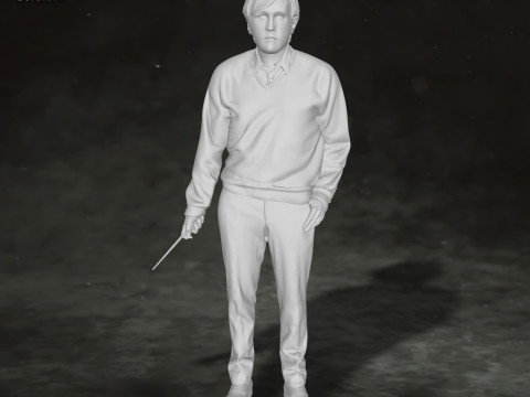 Harry Potter Neville Longbottom Action Figures Custom 3D Print Model 3D 打印模型