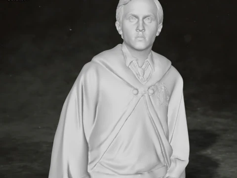 Draco Malfoy Harry Potter Action Figures Custom 3D print model 3D Print Model