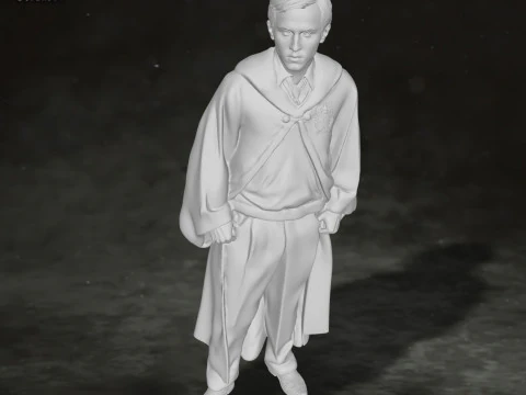 Draco Malfoy Harry Potter Action Figures Custom 3D print model 3D Print Model