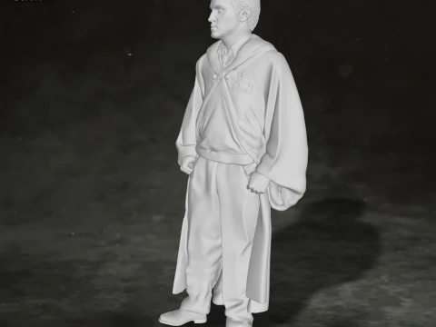 Draco Malfoy Harry Potter Action Figures Custom 3D print model 3D Print Model