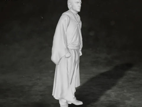 Draco Malfoy Harry Potter Action Figures Custom 3D print model 3D Print Model