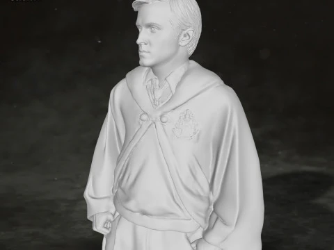 Draco Malfoy Harry Potter Action Figures Custom 3D print model 3D Print Model