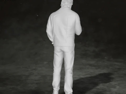 Brad Pitt Once Upon a Time Action Figures Custom 3D print model 3D Print Model