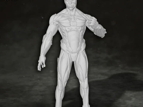 Cyborg Justice League Action Figures Custom 3D Print Model 3D Print Model