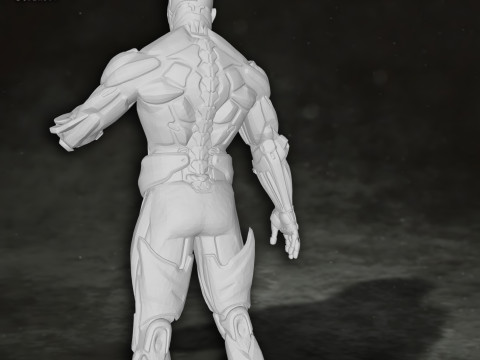 Cyborg Justice League Action Figures Custom 3D Print Model Modelo de impresión 3D